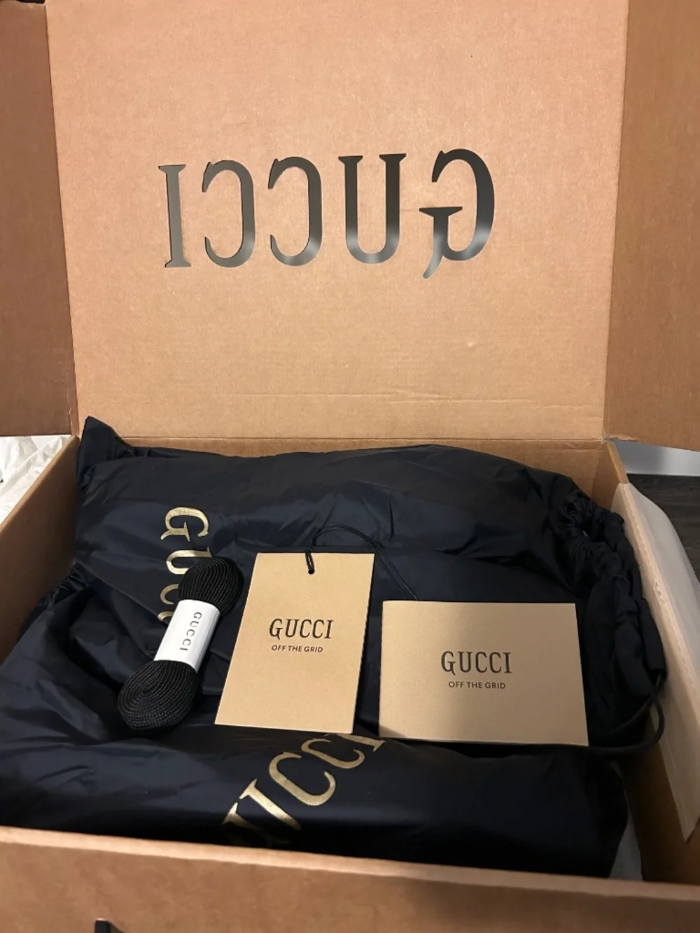 Men’s AUTHENTIC Gucci Nylon High-Top Sneakers